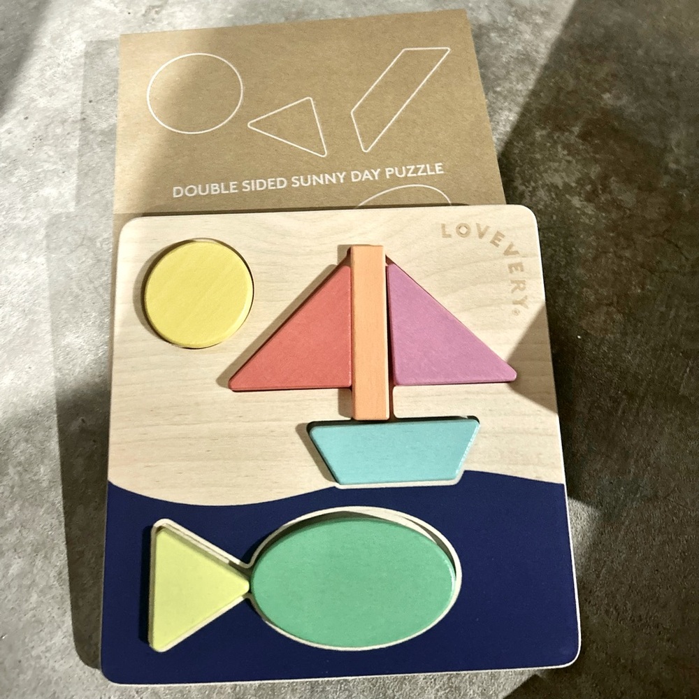 Lovevery Sunny Day Double Puzzle